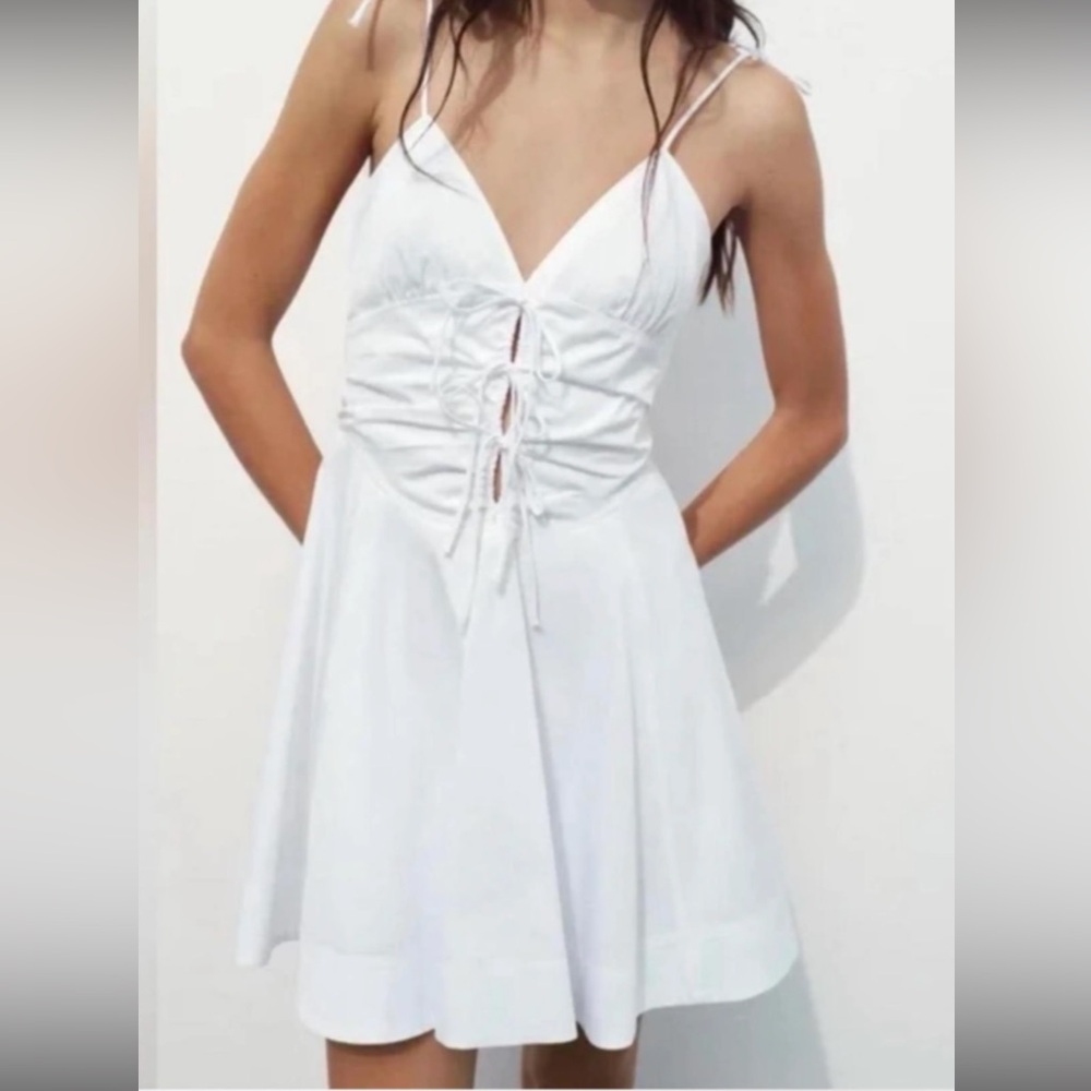 Zara White Dress